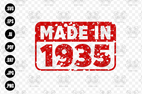 Download Made in 1935 Rubber Texture Stamp&nbsp;&nbsp; - 1935 Collection