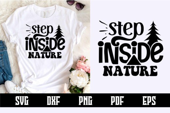Download Step Inside Nature Svg Design - Nature Collection