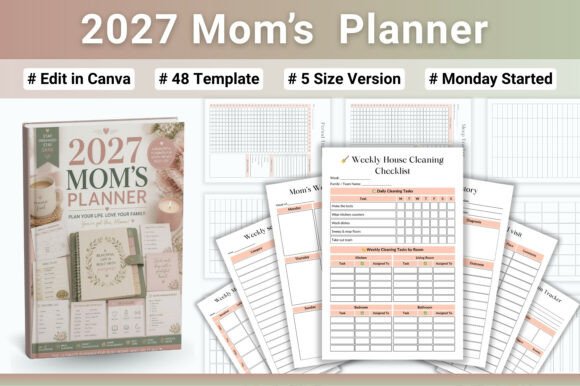 Download 💖 2027 Mom’s Planner - 2027 Collection