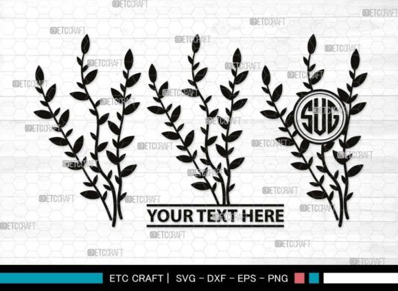 Download Pussy Willow Monogram, Spring Nature Svg - Nature Collection