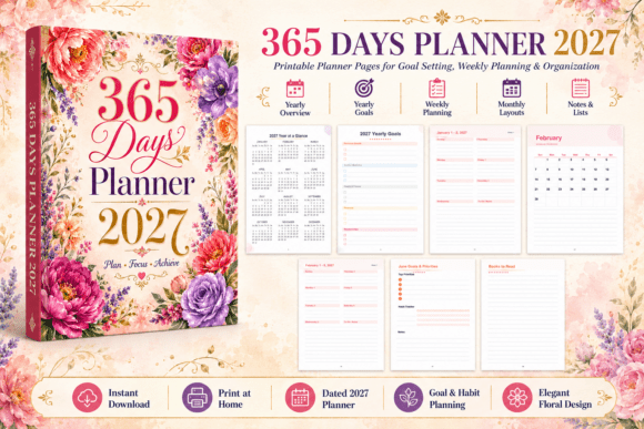 Download 365 Days Planner 2027 - 2027 Collection