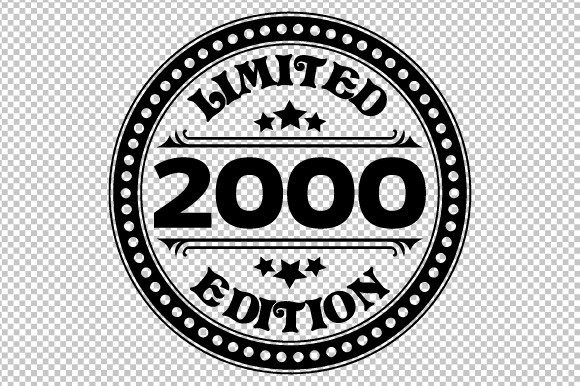 Download Limited Edition 2000 SVG EPS PNG - Premium Resources