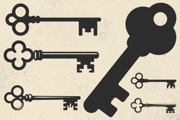 Download Skeleton Key SVG, Key Vector File - Vector file Collection