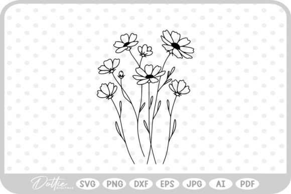 Download Wildflowers Flower Nature SVG PNG DXF - Nature Collection
