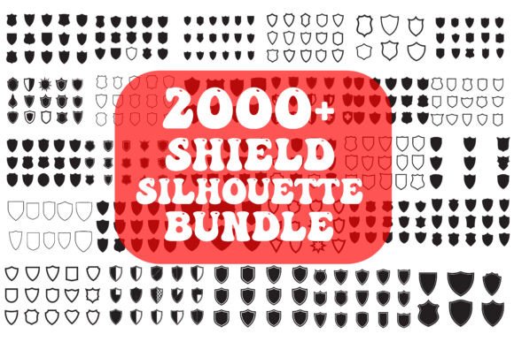 Download 2000+ Shield Silhouette Vector Bundle - Premium Resources